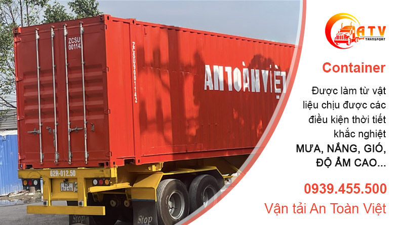 Vận tải container giúp bảo về hàng hóa tốt hơn