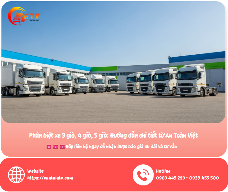 Phân biệt xe 3 giò, 4 giò, 5 giò: Hướng dẫn chi tiết từ An Toàn Việt