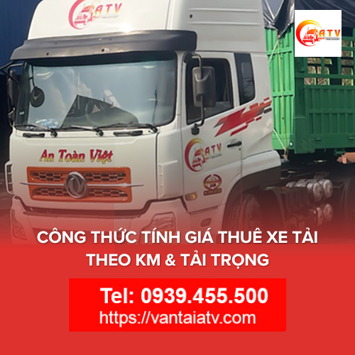 Công Thức Tính Giá Thuê Xe Tải Theo Km & Tải Trọng