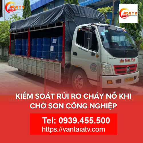 Công Nghiệp Kiểm Soát Cháy Nổ Khi Chở Sơn