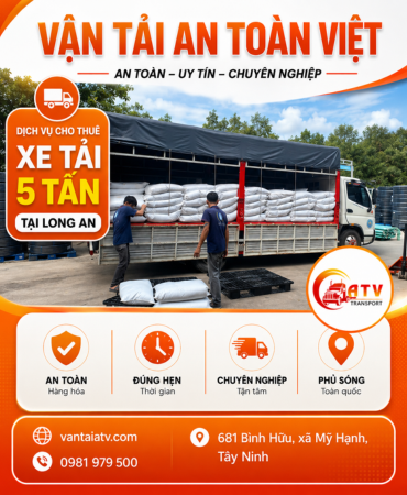 Cho Thuê Xe Tải Nhẹ 1–5 Tấn Tại Long An – Giao Hàng Nhanh Toàn Miền Nam