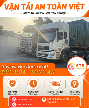 Cho Thuê Xe Tải Long An, Miền Nam Giá Tốt 